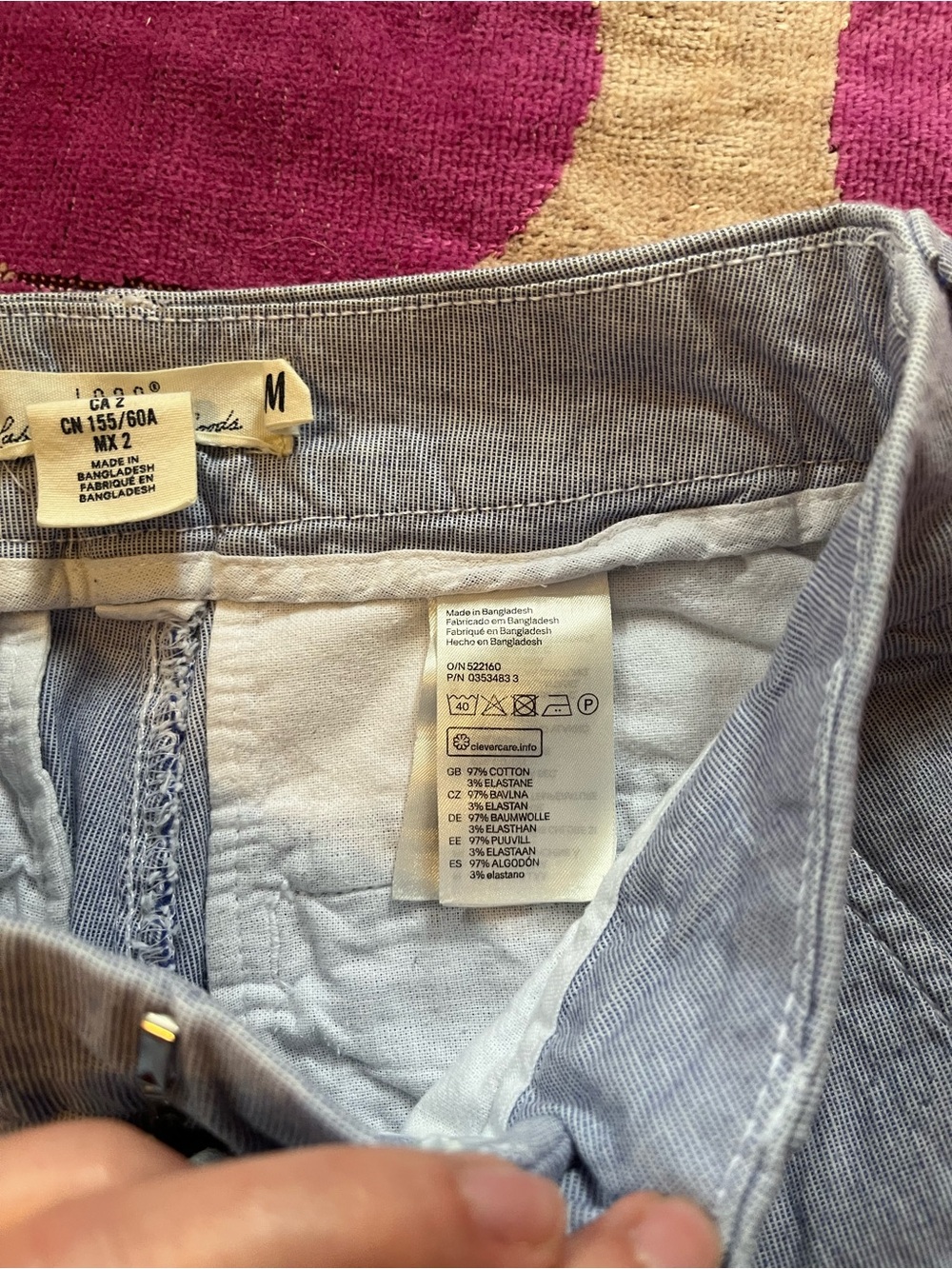 H&M L.O.G.G. Seersucker Casual Pants - Picture 3 of 11